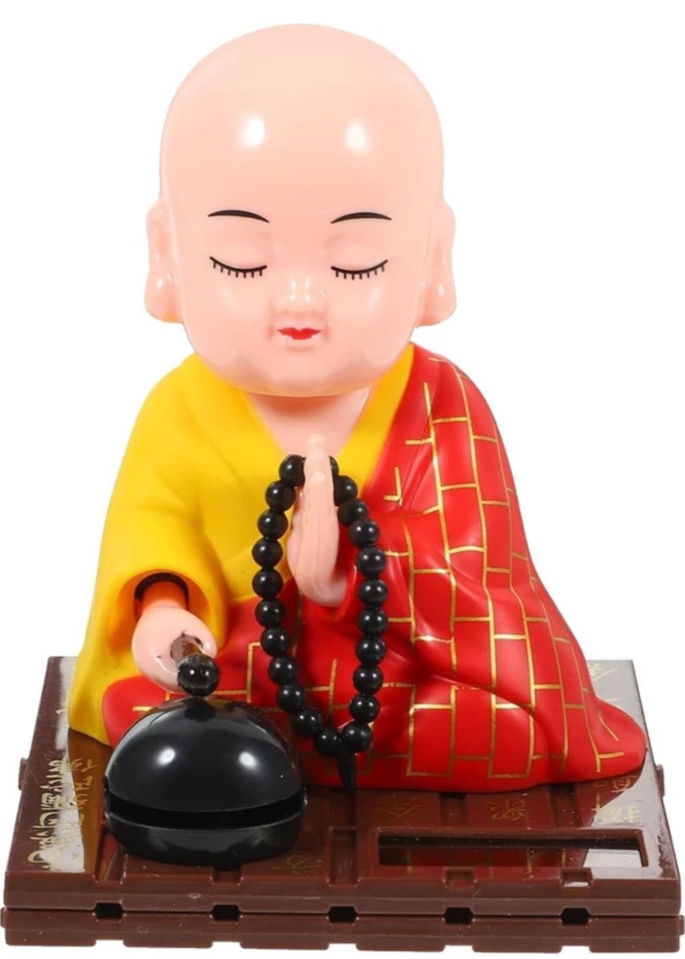 Solar Powered Nodding Head Buddha Decorative Showpiece